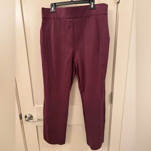 SPANX Wine Straight Leg Women's Pants